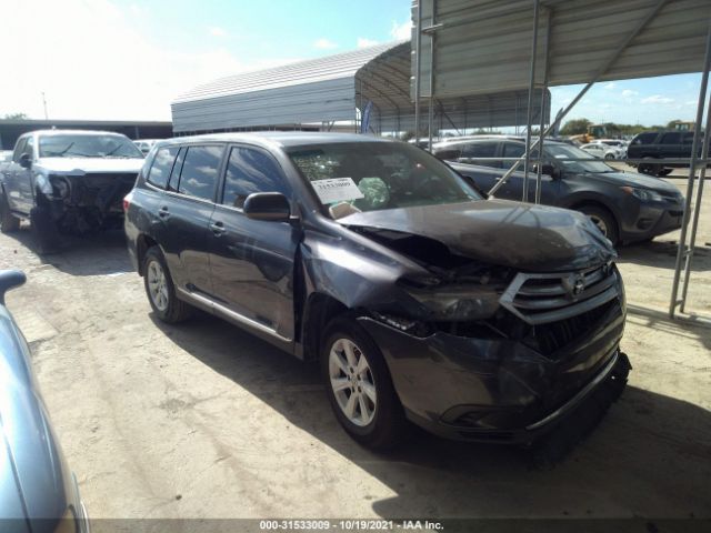 TOYOTA HIGHLANDER 2013 5tdzk3eh2ds103506