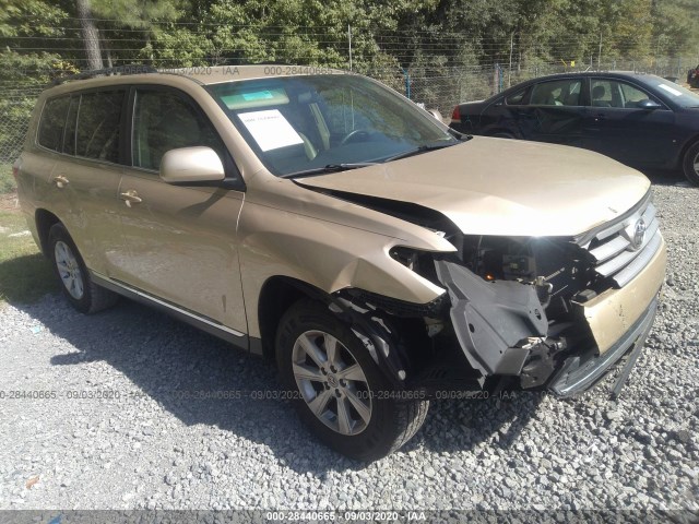 TOYOTA HIGHLANDER 2013 5tdzk3eh2ds109273