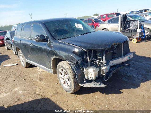 TOYOTA HIGHLANDER 2013 5tdzk3eh2ds125425