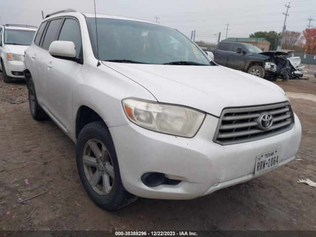 TOYOTA HIGHLANDER 2010 5tdzk3eh3as008058