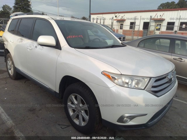 TOYOTA HIGHLANDER 2011 5tdzk3eh3bs035097