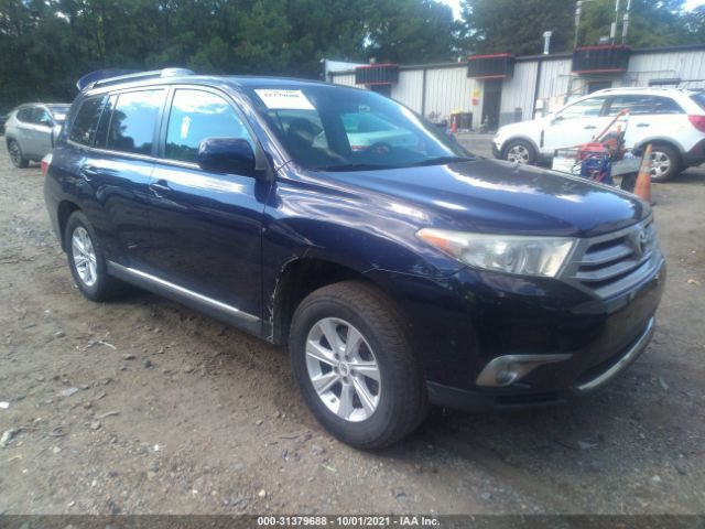 TOYOTA HIGHLANDER 2012 5tdzk3eh3cs071616