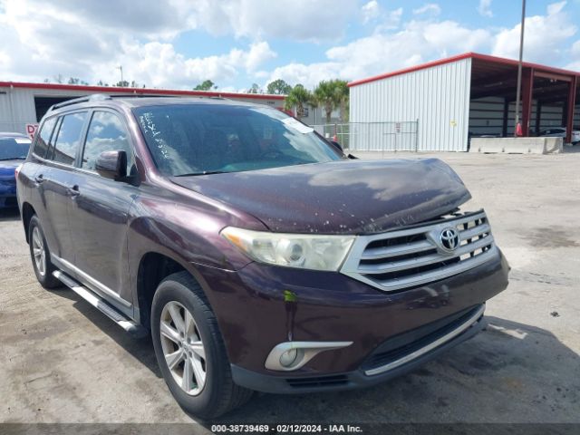 TOYOTA HIGHLANDER 2012 5tdzk3eh3cs073902