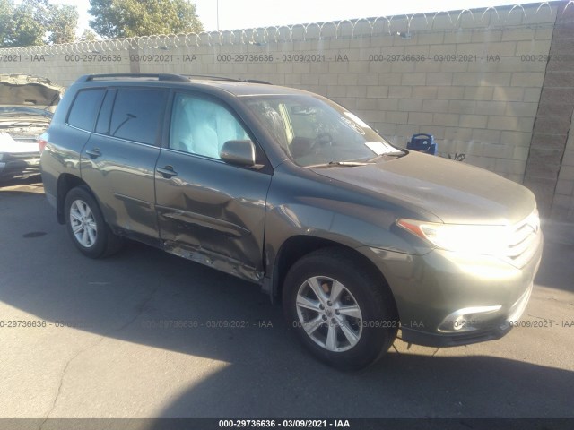 TOYOTA HIGHLANDER 2013 5tdzk3eh3ds092192