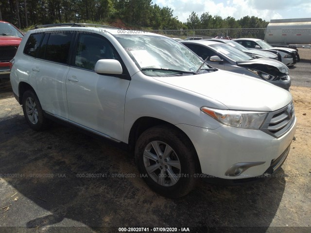 TOYOTA HIGHLANDER 2013 5tdzk3eh3ds101716