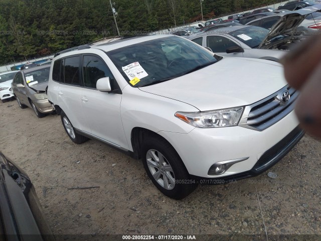 TOYOTA HIGHLANDER 2013 5tdzk3eh3ds106494