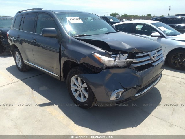 TOYOTA HIGHLANDER 2013 5tdzk3eh3ds118354