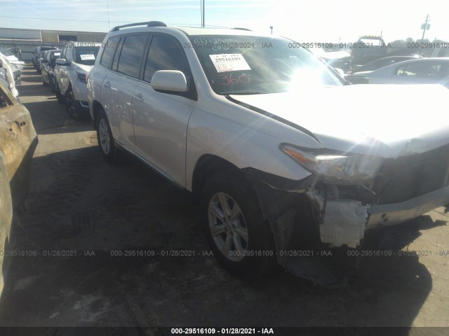 TOYOTA HIGHLANDER 2013 5tdzk3eh3ds123103