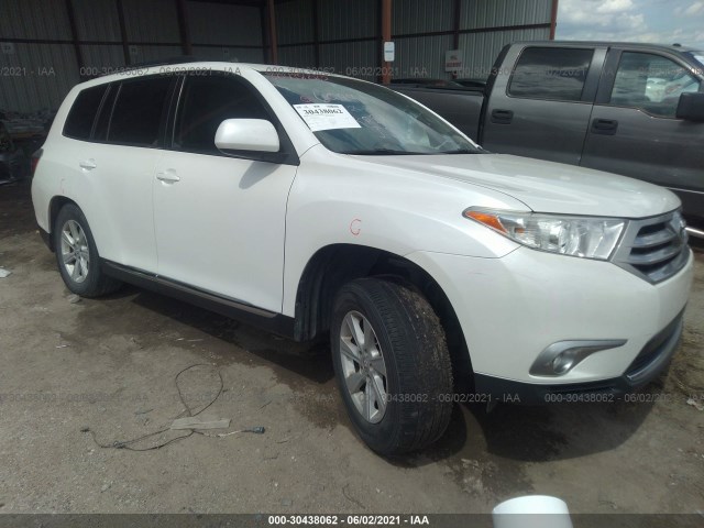 TOYOTA HIGHLANDER 2013 5tdzk3eh3ds135638