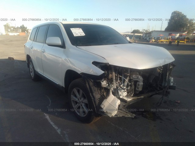 TOYOTA HIGHLANDER 2013 5tdzk3eh3ds137017