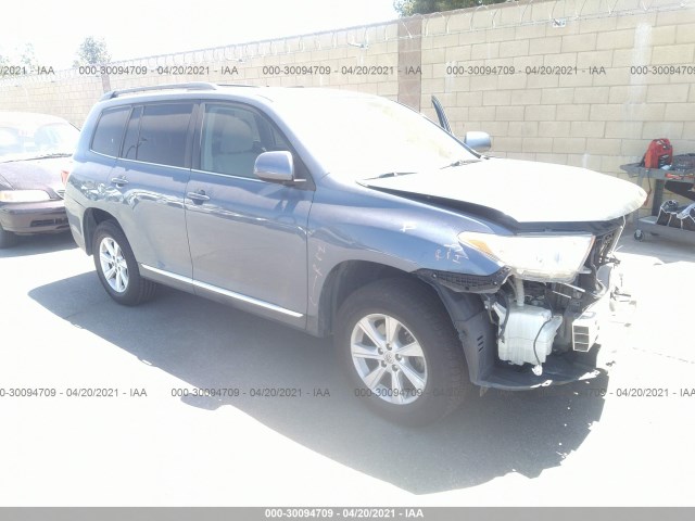 TOYOTA HIGHLANDER 2013 5tdzk3eh3ds139026