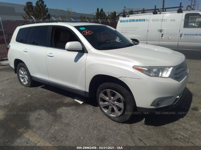 TOYOTA HIGHLANDER 2012 5tdzk3eh4cs082298