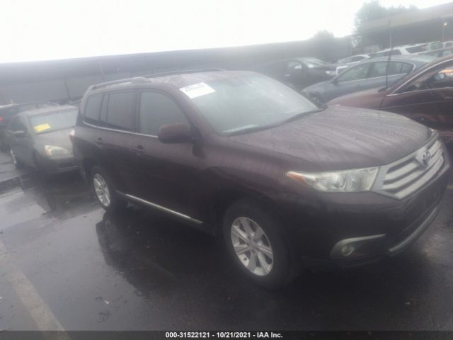 TOYOTA HIGHLANDER 2013 5tdzk3eh4ds092525