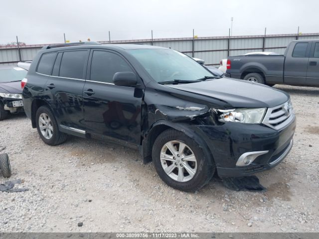 TOYOTA HIGHLANDER 2013 5tdzk3eh4ds097515