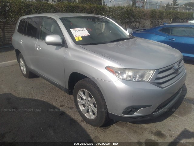 TOYOTA HIGHLANDER 2013 5tdzk3eh4ds098695