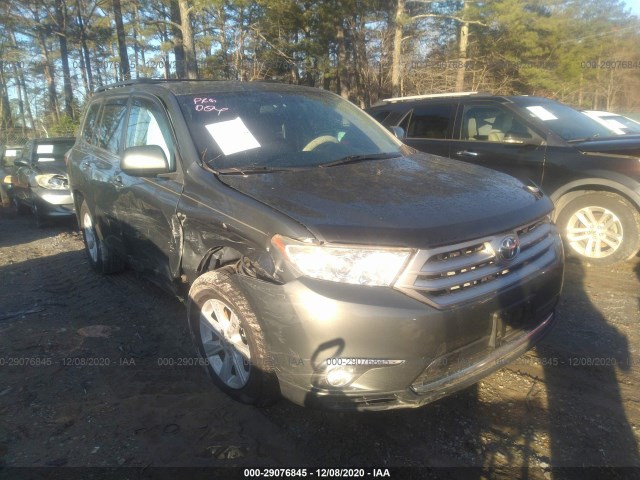 TOYOTA HIGHLANDER 2013 5tdzk3eh4ds105712