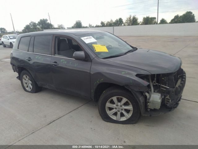 TOYOTA HIGHLANDER 2013 5tdzk3eh4ds120789