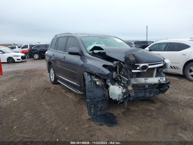 TOYOTA HIGHLANDER 2013 5tdzk3eh4ds129931