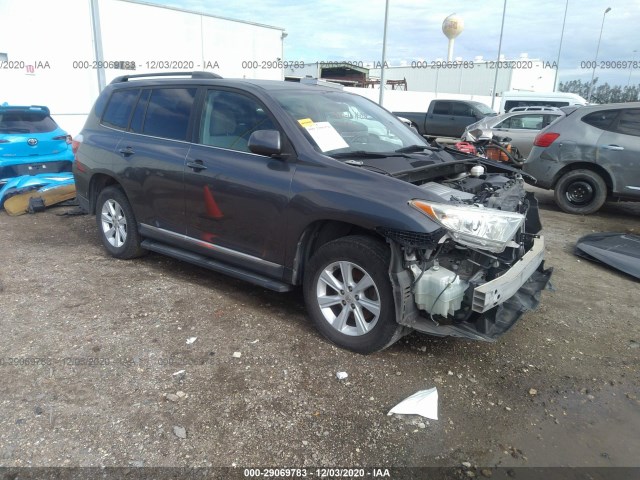 TOYOTA HIGHLANDER 2013 5tdzk3eh4ds132280