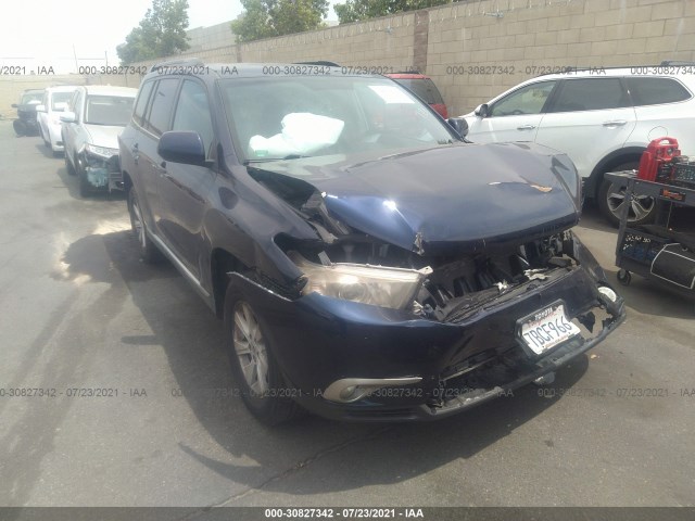 TOYOTA HIGHLANDER 2013 5tdzk3eh4ds137124