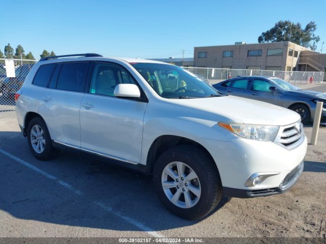 TOYOTA HIGHLANDER 2012 5tdzk3eh5cs064439