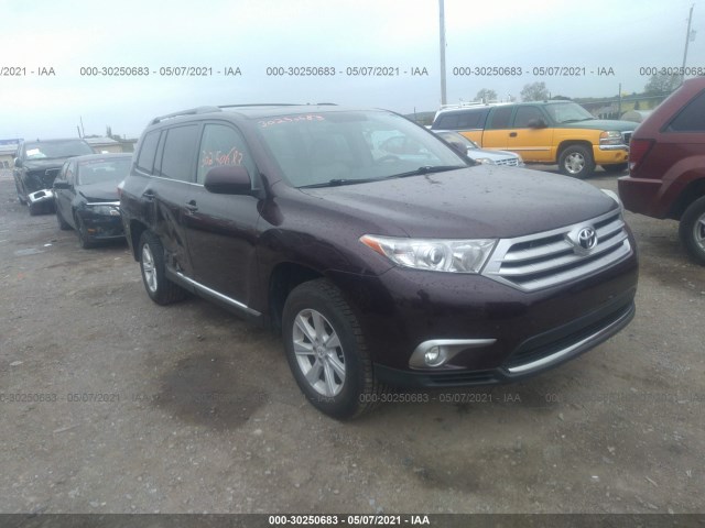 TOYOTA HIGHLANDER 2012 5tdzk3eh5cs072718