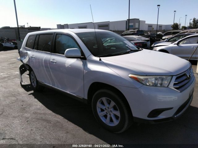 TOYOTA HIGHLANDER 2012 5tdzk3eh5cs084755