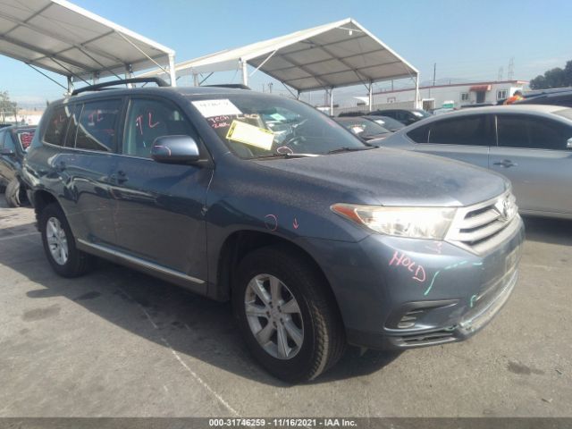 TOYOTA HIGHLANDER 2013 5tdzk3eh5ds095059