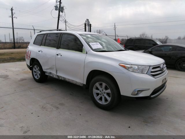 TOYOTA HIGHLANDER 2013 5tdzk3eh5ds114256