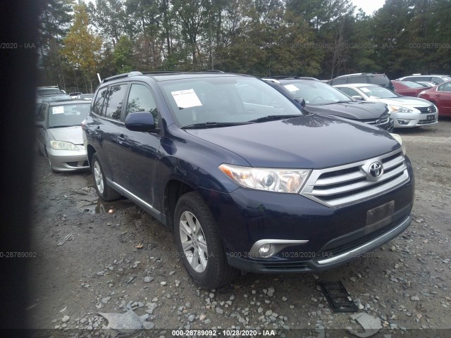 TOYOTA HIGHLANDER 2013 5tdzk3eh5ds122258