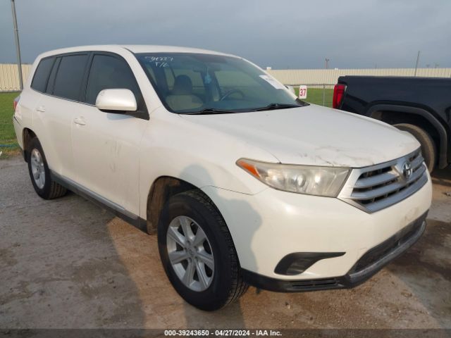 TOYOTA HIGHLANDER 2013 5tdzk3eh5ds135415