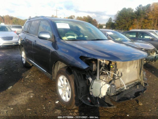 TOYOTA HIGHLANDER 2011 5tdzk3eh6bs024093