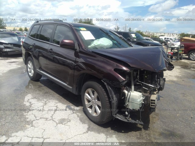 TOYOTA HIGHLANDER 2012 5tdzk3eh6cs056737