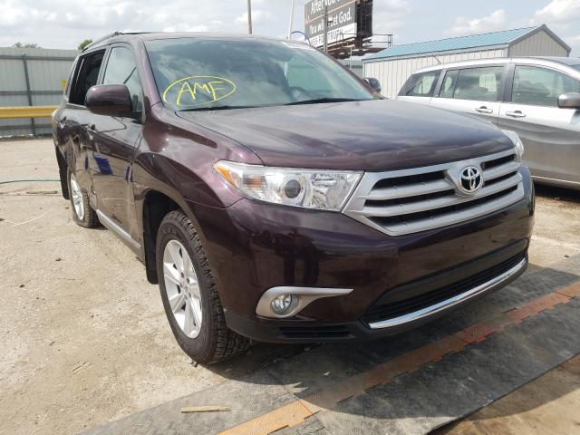 TOYOTA HIGHLANDER 2012 5tdzk3eh6cs071321