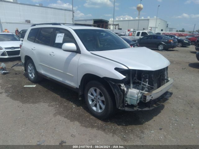 TOYOTA HIGHLANDER 2012 5tdzk3eh6cs071867