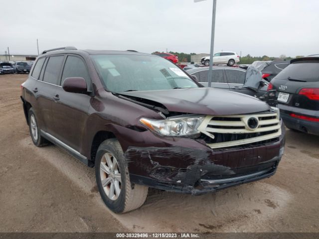 TOYOTA HIGHLANDER 2012 5tdzk3eh6cs075935