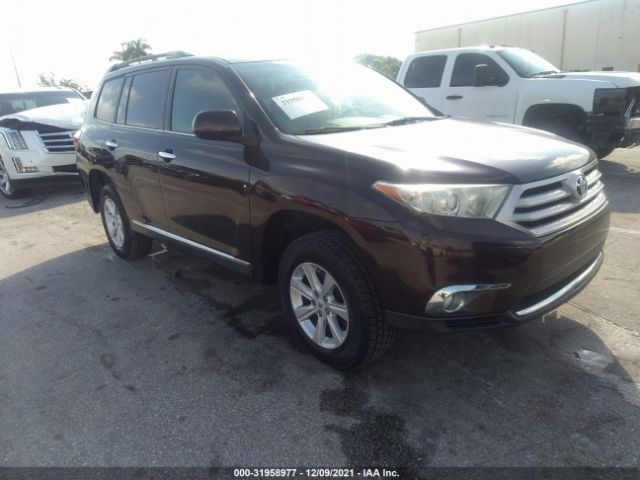 TOYOTA HIGHLANDER 2012 5tdzk3eh6cs086143