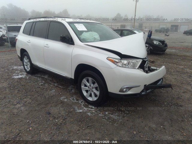 TOYOTA HIGHLANDER 2013 5tdzk3eh6ds100897