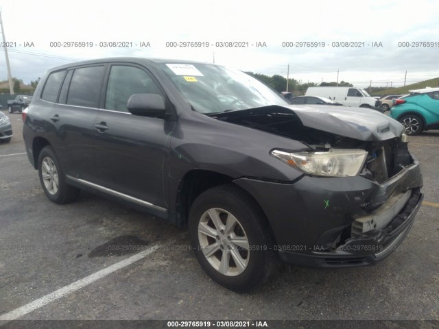 TOYOTA HIGHLANDER 2013 5tdzk3eh6ds101354