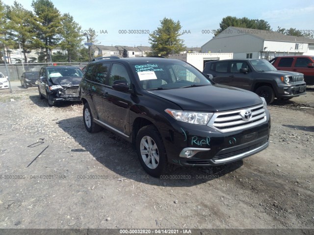 TOYOTA HIGHLANDER 2013 5tdzk3eh6ds103993