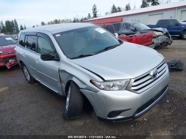 TOYOTA HIGHLANDER 2013 5tdzk3eh6ds104304