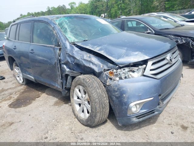 TOYOTA HIGHLANDER 2013 5tdzk3eh6ds126447