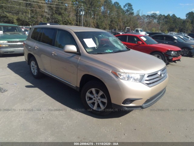 TOYOTA HIGHLANDER 2013 5tdzk3eh6ds138646