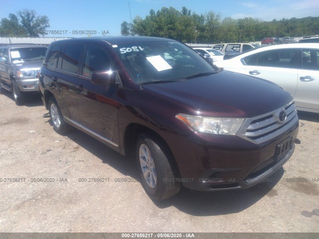 TOYOTA HIGHLANDER 2011 5tdzk3eh7bs024443