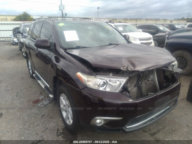 TOYOTA HIGHLANDER 2012 5tdzk3eh7cs067570