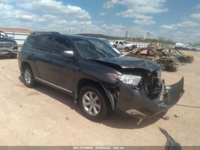 TOYOTA HIGHLANDER 2013 5tdzk3eh7ds098805