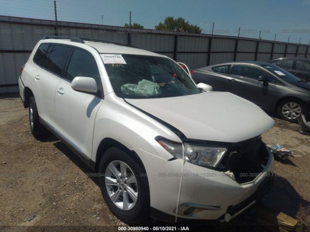 TOYOTA HIGHLANDER 2013 5tdzk3eh7ds104232