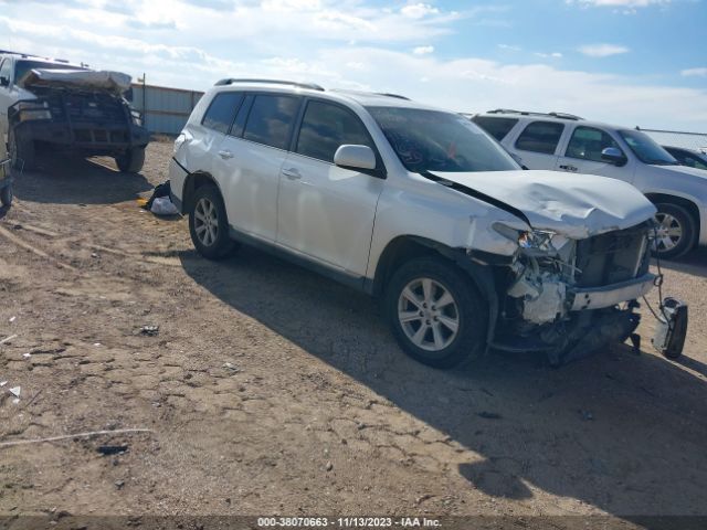 TOYOTA HIGHLANDER 2013 5tdzk3eh7ds114131