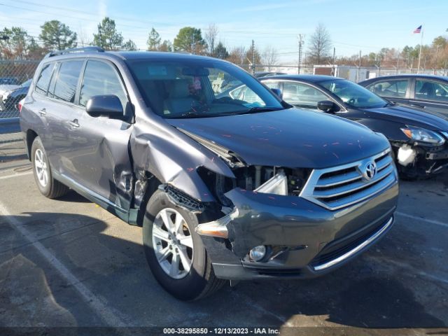 TOYOTA HIGHLANDER 2013 5tdzk3eh7ds117045