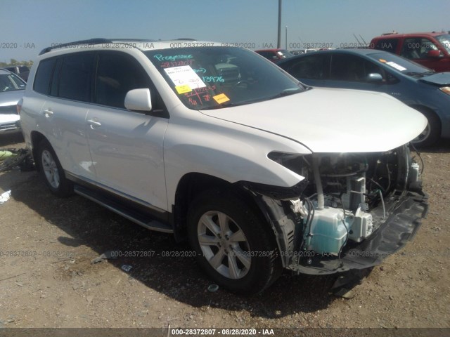 TOYOTA HIGHLANDER 2013 5tdzk3eh7ds123928